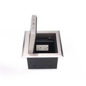 Boîte de sortie au sol encastrée étanche avec couvercle à fermeture douce pour une intégration parfaite à la surface - Product Image 5