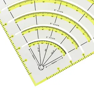 Aiguille de couture en acrylique transparente, outils pour couture, règle pour Patchwork, tissu de coupe en plastique, modèle, artisanat de couture