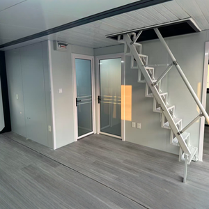 Villa conteneur modulaire mobile sur mesure à double étage de 20 pieds, idéale pour <span class=keywords><strong>appartement</strong></span> familial, hôtel, école, bureau et station balnéaire - Product Image 3