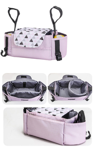 Tas Organizer Botol Bayi, Tas Pengatur Stroller Bayi Universal, Tas Organizer Botol Luar Ruangan Perjalanan - Product Image 5
