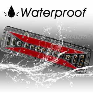 2 feux arrière LED 12V 24V pour remorque, camion, bateau, véhicule utilitaire, bus, camping-car, tracteur, voiture, avec clignotants, feux de recul et feux stop - Product Image 6