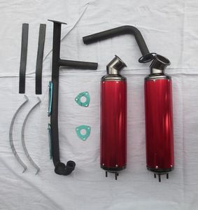 <span class=keywords><strong>ATV</strong></span>-Zubehör Abgasrohr für Strand fahrzeuge, Schall dämpfer, modifizierte Doppel auspuffrohre Motorrad <span class=keywords><strong>auspuff</strong></span> - Product Image 4