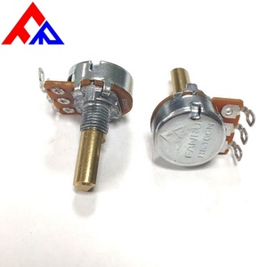 Potentiomètre rotatif 20 mm WH148, potentiomètre 3 broches, B25k 55 degrés, B50k 90 degrés - Product Image 3