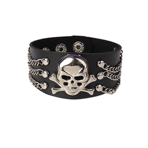 2024 New PU Leather Studded <strong>Bracelet</strong> Punk <strong>Bracelet</strong> Adjustable Goth Cuff <strong>Bracelet</strong> Gothic Rivet Buckle Wristband For Men Women - Product Image 4