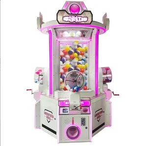 Arcade oyunu plastik Gumball şeker otomatı kapsül oyuncaklar Gacha kabarık topu Gashapon makineleri