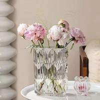 Vase à fleurs en verre décoratif pour mariage, événement, table et décoration de salon