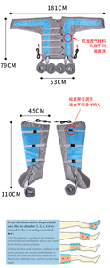 48 Air Bags Pressotherapy <b>Machine</b> Sauna Body Lymphatic Drainage Air Pressure Slimming <b>Massage</b> Device for Salon Spa Use - Product Image 2