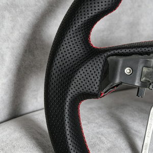 Volante de Madera de Durazno con Acabado Negro Piano para TOYOTA Land Cruiser LC200 LC300 Prado <span class=keywords><strong>120</strong></span> 150 200 LC79 LC70 LC76 FJ70 FJ79 FJ200 - Product Image 5