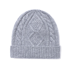 <span class=keywords><strong>Bonnet</strong></span> tricoté en pure <span class=keywords><strong>laine</strong></span> mérinos pour hommes Automne Hiver Jacquard 3D brodé Nouveau <span class=keywords><strong>Bonnet</strong></span> tricoté en <span class=keywords><strong>laine</strong></span> chaude - Product Image 2