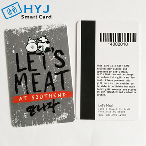 plástico de tamaño recompensas tarjeta de regalo <span class=keywords><strong>vuelos</strong></span> de código de barras de la tarjeta de membresía - Product Image 3