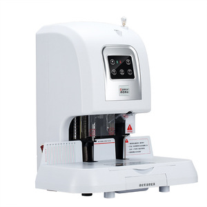 Comix Wire <b>Binding</b> <b>Machine</b> CM5008A 50mm Automatic Laser Positioning Financial Voucher Binder Electric - Product Image 3