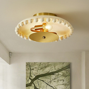 French-Style <b>Light</b> Luxury Balcony <b>Ceiling</b> <b>Light</b> Nordic Cream-Themed Hallway/Entrance <b>Light</b> Designer-Created Lighting - Product Image 6