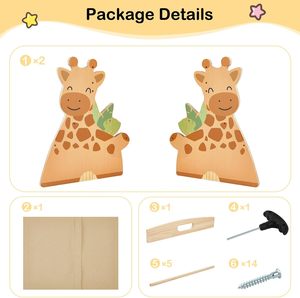 Estantería para Niños - Estantería de Madera de Doble Cara <span class=keywords><strong>con</strong></span> Caja de Almacenamiento de Lona, Apta para Dormitorios y Salas de Estar - Product Image 5