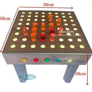 Equipo de Entrenamiento de Integración Sensorial para Autismo, Luces LED de Juego, Caja Sensorial, Juegos Sensoriales, Sandbox de <span class=keywords><strong>Graffiti</strong></span> Limpiable - Product Image 3