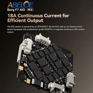 Controlador de vuelo todo en uno Borg F7 AIO RX con receptor ELRS 2.4G integrado, ESC 4 en 1 de 12A, 2.4S ICM42688 para drones FPV Whoop. - Product Image 1