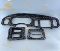 CCExcellent Vente Flash : Intérieur en Fibre de Carbone Véritable Forgée pour Dodge Challenger/Charger 2015-2021/Durango 2018-2021