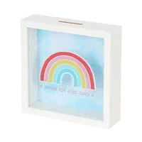 Jin Home-hucha de arcoíris para niños, caja de sombra con proyección de seda