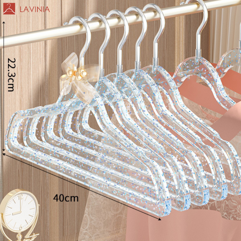 Lavinia Crystal Transparent Hangers - Versatile & Durable