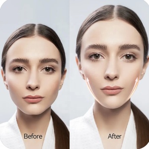 Dispositivo de Estiramiento Facial, Masajeador Doble, Eliminador de Papada, Masajeador Facial en V, Estiramiento Facial, Recargable por USB - Product Image 2