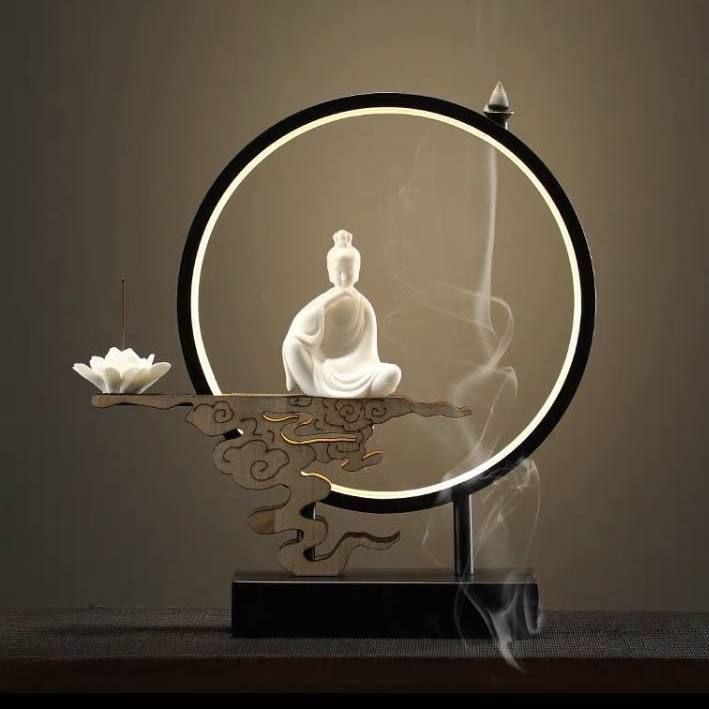 Lumière de Bouddha + Lotus