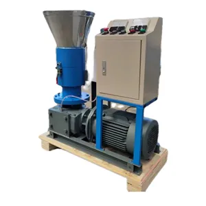 China Cheap Flat Die Teak Wood Sawdust Pellet Mill/Soft wood pellet making machine FH-J200L 100-120kg/h