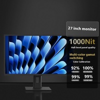 Moniteur à points quantiques QLED 27 pouces 5K 60HZ Écran IPS rotatif HDR1000 avec interface DP pour ordinateur de bureau Moniteur de jeu
