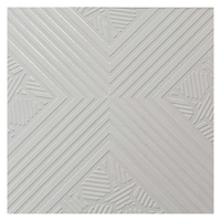 Film Pvc 60x60, panneaux de plâtre stratifiés en papier Pvc de haute qualité, faux carreaux de plafond