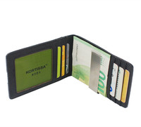 Dompet Gabus Minimalis MOQ Rendah untuk Pria Logo Kustom Grosir Pesanan Jumlah Kecil Ramah Lingkungan