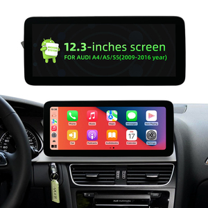 Lecteur multimédia DVD de voiture Android 13 8 cœurs 12,3 pouces pour <span class=keywords><strong>Audi</strong></span> A4 A4L A5 S4 <span class=keywords><strong>S5</strong></span> 2009-2016, autoradio 4G WiFi Carplay Navigation GPS - Product Image 2