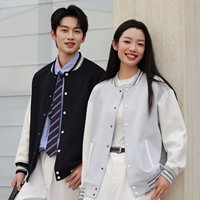 Veste de baseball unie de haute qualité avec logo personnalisé, uniforme d'équipe, veste brossée vierge pour homme