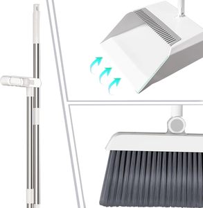 Factory Hot Sale Brooms and <b>Stand</b> up Dust <b>Pan</b> Sets Home Cleaning With Long Handle Broom and Dustpan - Product Image 2