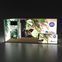 Lintel Expo – Stand d'exposition modulaire portable sans cadre avec caisson lumineux SEG, toile de fond pour salon professionnel, boîtes lumineuses publicitaires pour affichage