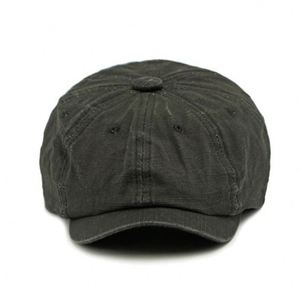Gorra de Boina de Algodón Lavado Estilo Británico Vintage para Hombre, Novedad 2025, Gorra Newsboy de Color Sólido Casual para las Cuatro Estaciones - Product Image 4