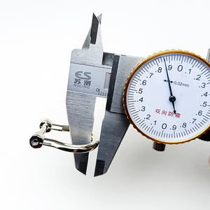 Hebilla de Metal de Aleación de Zinc en Forma de Herradura, Anillo en D Desmontable con Tornillo, Ecológico, Sin Níquel, Tamaño Personalizable para Accesorios de Bolsos - Product Image 5