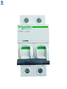 Interruptor de Circuito en Miniatura IC65N 2P C 25A, Interruptor de Sobrecarga, Interruptor de Bajo Voltaje, Montaje en Riel DIN - Product Image 1