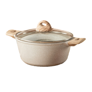 Pentola Rotonda in Alluminio e Ceramica Antiaderente da 24CM per Zuppe e Casseruole - Product Image 1