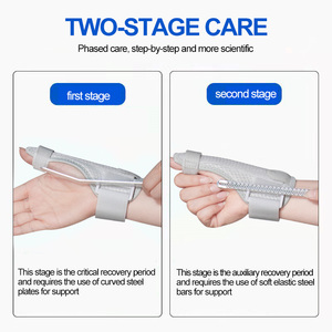 FSPG Tunnel & Trigger Finger Inmovilizer Correa de muñeca ajustable Thumb Spica Férula Thumb Brace para aliviar el dolor - Product Image 4