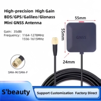 Antena externa de cerámica activa de banda completa de cuatro estrellas de alta precisión para navegación de vehículos GNSS y Posicionamiento y comunicación GPS