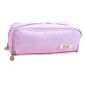 Astuccio Multistrato in Tessuto Oxford Grande Capacità 22x7x10cm, Cancelleria Creativa per Studenti delle Scuole Medie - Product Image 4