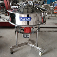 Écran vibrant rotatif circulaire à haute fréquence Machine de criblage vibrant du sol Moteur de vibrateur de tamis de sol