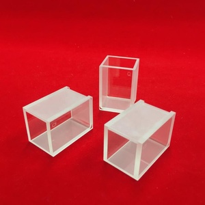 Cubeta de Vidrio Óptico Transparente de 4 Lados, Cuvette de Vidrio de Cuarzo para Muestras, 40*28*24mm - Product Image 6