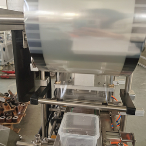 Machine de scellage automatique de bouteilles à large ouverture en verre pour cosmétiques ou aliments, avec scellant thermique pour bocaux en verre - Product Image 3