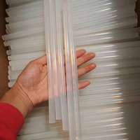 Approvisionnement d'usine 7mm/11mm bâtons de colle thermofusible Protection de l'environnement transparente bâtons de pistolet à colle chaude