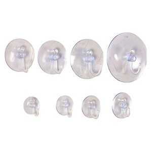 Crochets à ventouse transparents Soumei Hidemi, 7 pièces, amovibles, forte adhérence, pour cuisine, salle de bain, toilettes, vêtements - Product Image 5