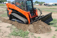 Skid Steer Bulldozer 84 "Dozer Blade Pisau Bajak Salju Hidrolik
