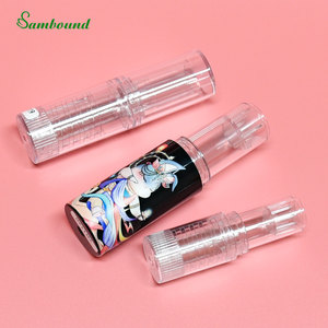 หลอดลิปสติกแบบใสขนาดใหญ่พิเศษ 10 กรัม/5 กรัม ผลิตจากพลาสติก PET แบบฉีดขึ้นรูป สำหรับใส่ลิปบาล์ม - Product Image 4