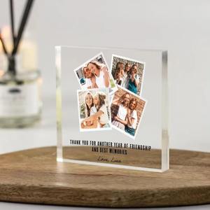 Özelleştirilebilir fotoğraf baskı akrilik blok plak kişiselleştirilmiş mezuniyet hatıra ve hediye hatıra için ücretsiz mesaj ile - Product Image 5