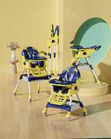 Table à manger pliable pour enfants avec ceinture de sécurité à 5 points bébé maison chaise de repas Portable multifonctionnel