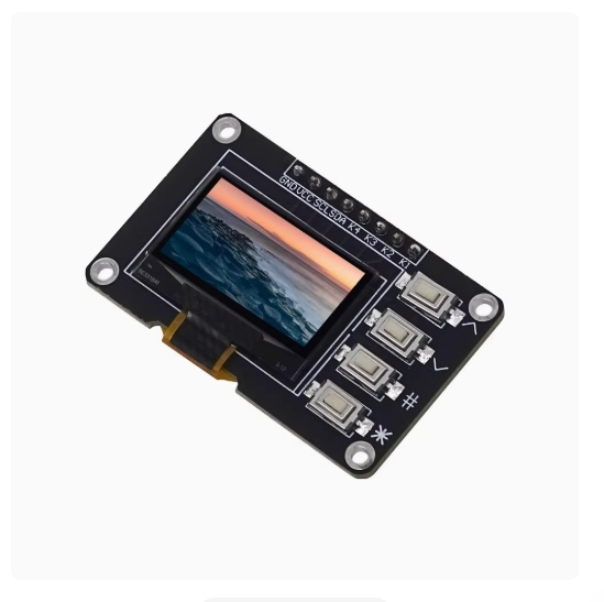 0.96/1.3-inch OLED Display Module with Button Menu Button 12864 LCD Display Module