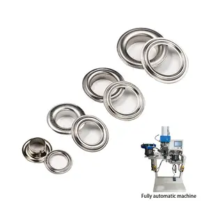 G&F Stainless Steel Hardware Accessories Clothing Bags Banner Flag Ring Fully Automatic Machine Use Grommet Steel Eyelet